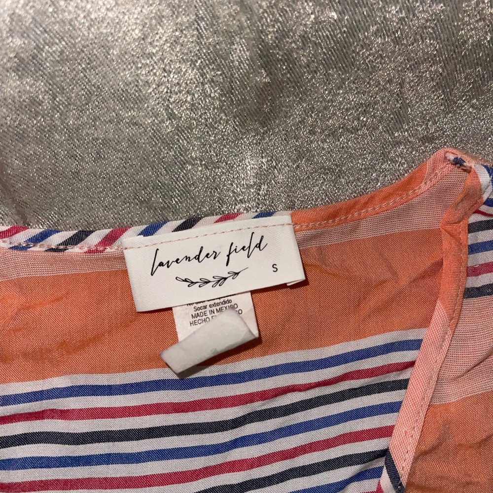 Lavender Field Striped Top